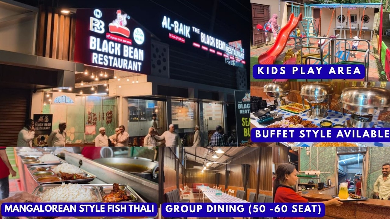 Al Baik Black Bean Restaurant Bhatkal | Best Family Restaurant with Seafood, Play Area & AC Cabins