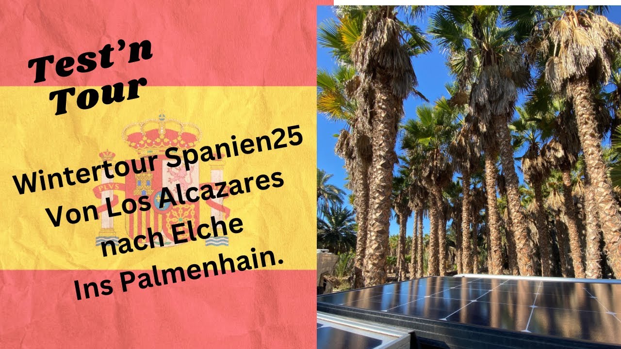 Spanien Nov/Dez 25, von Los Alcazares nach Elche. Unbekannter Platz.