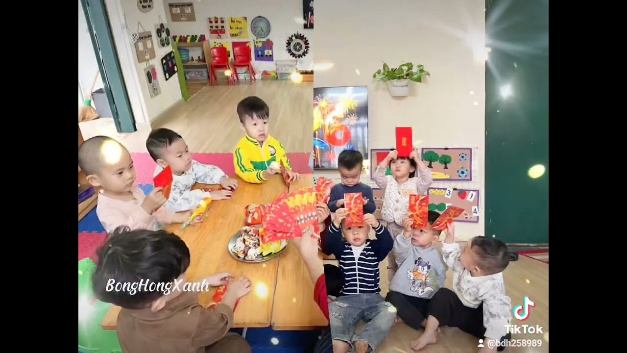 Lớp C3 lì xì đầu năm 