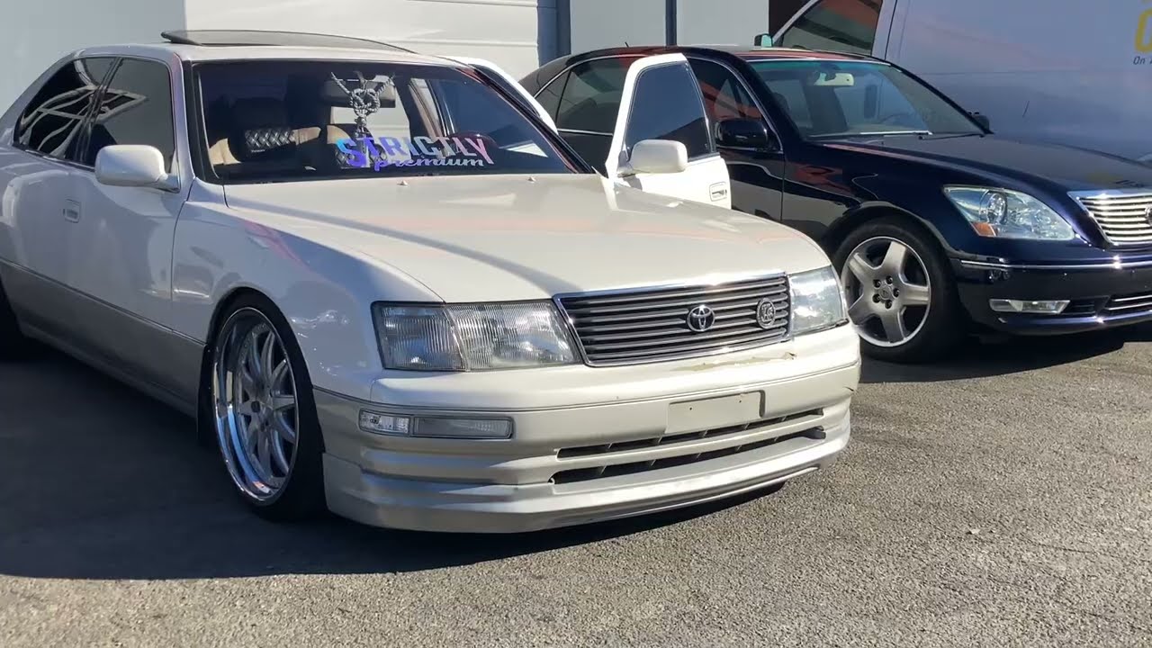 Tan Leather and carpet deep clean detail - 1995 Ls400