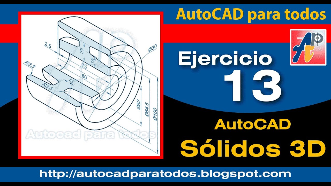 AutoCAD 3D - Ejercicio 13