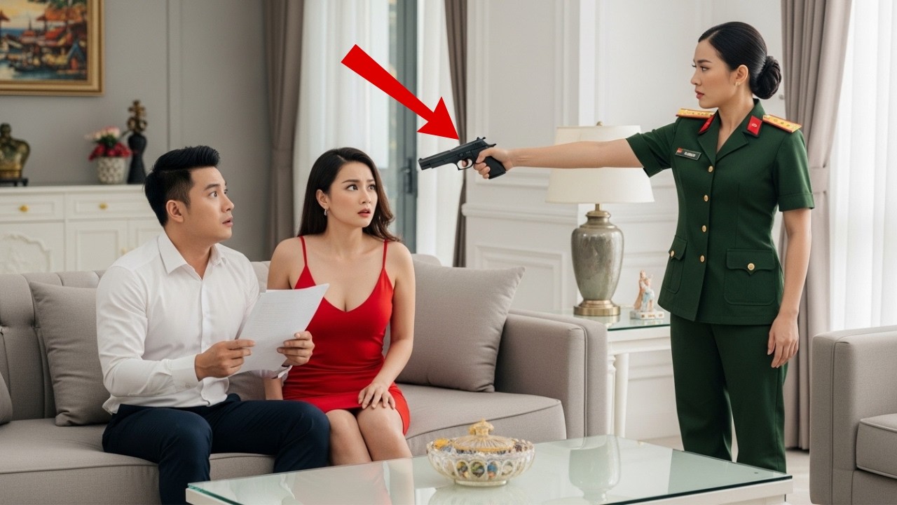 Ném Đơn Ly Hôn Vào Mặt Vợ Giữa Tiệc Gia Đình Vì Bồ Có Thai–10P Sau Vợ Chĩa Súng, Hắn Bị Áp Giải