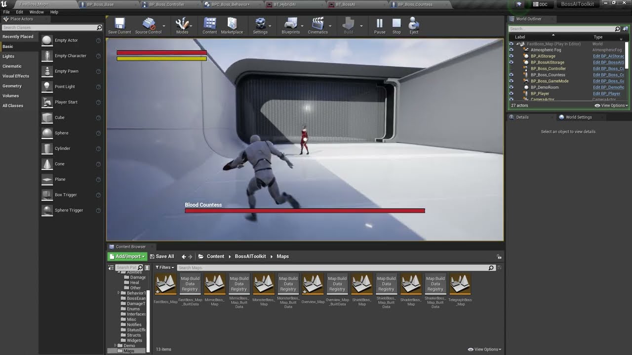 Boss AI with AI Behavior Toolkit Integration