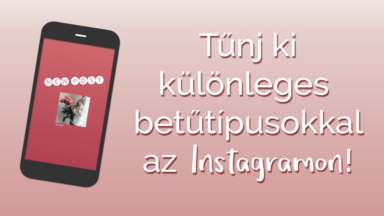 EXTRA betűtípusok, hogy feldobd az Instád | Pikrea
