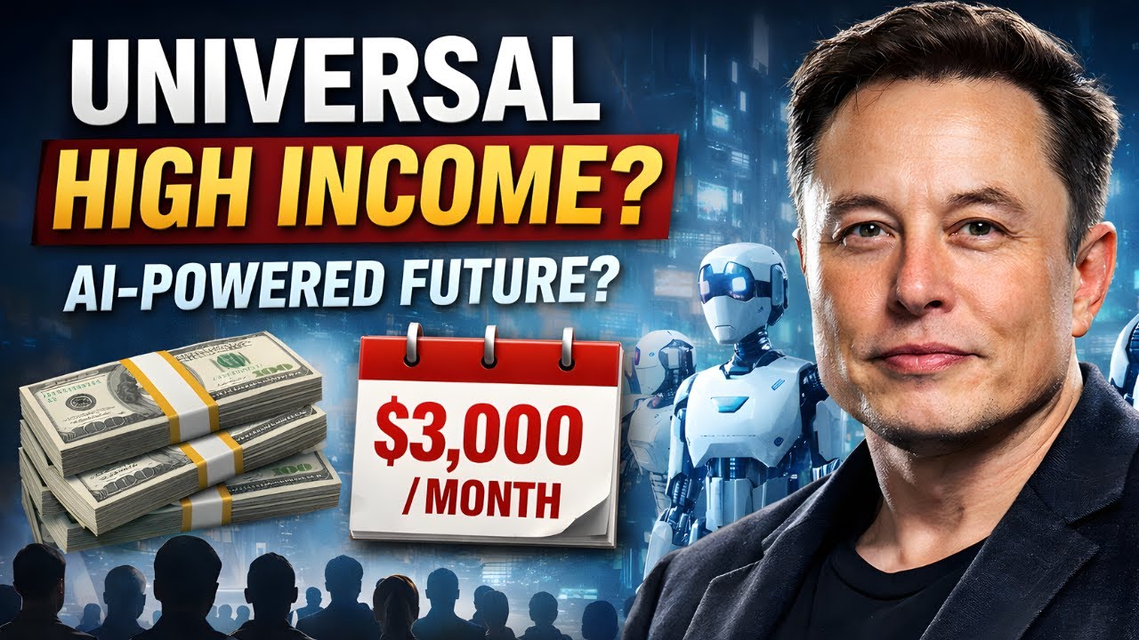 Universal High Income Explained: Elon Musk, AI, and the End of Jobs