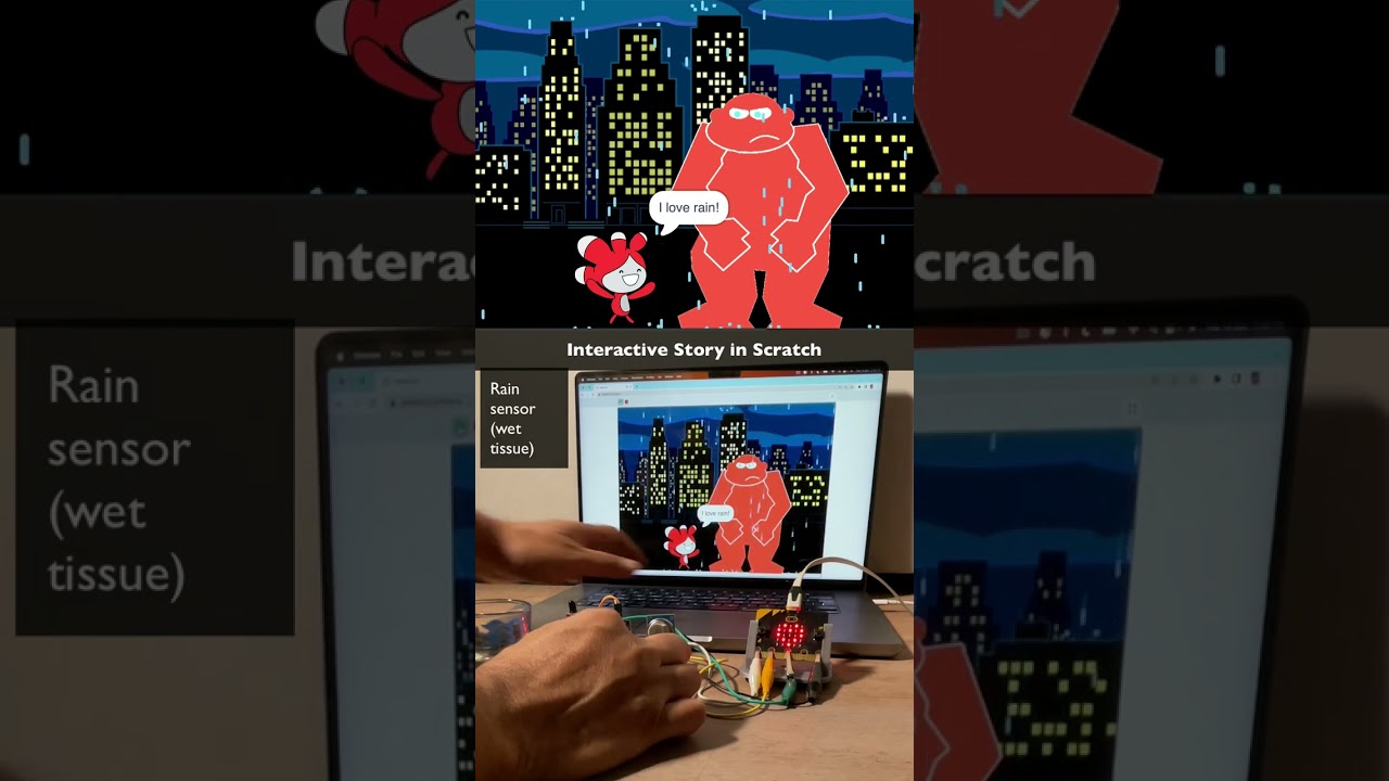 Scratch, micro:bit &mdash; интерактивная история с датчиками
