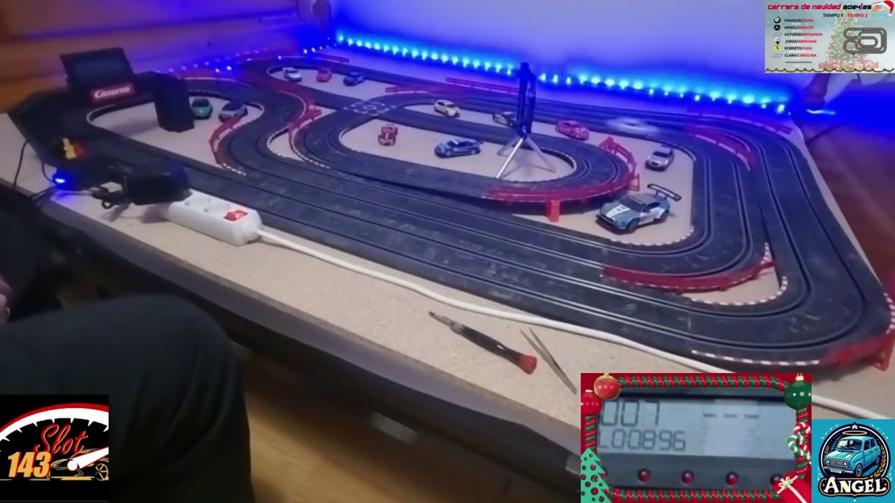Carrera Navidad. Equipo Mercedes.