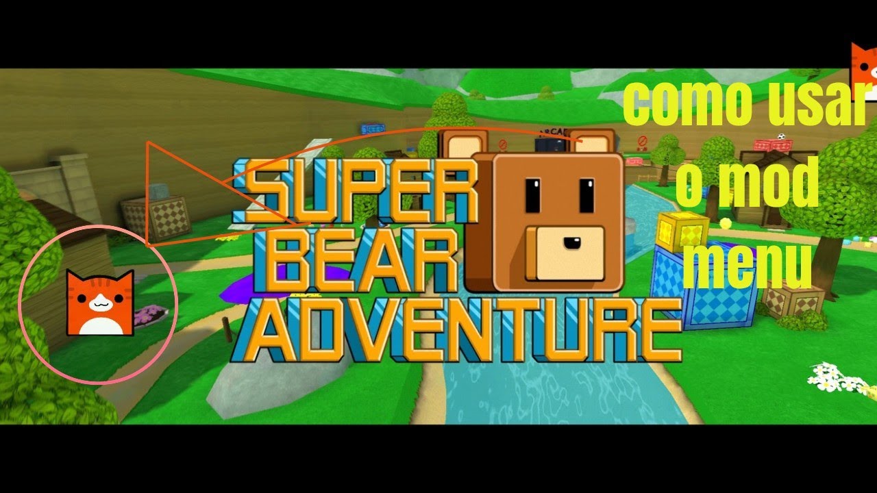 Como usar o mod menu geokar no SBA(super Bear adventure)