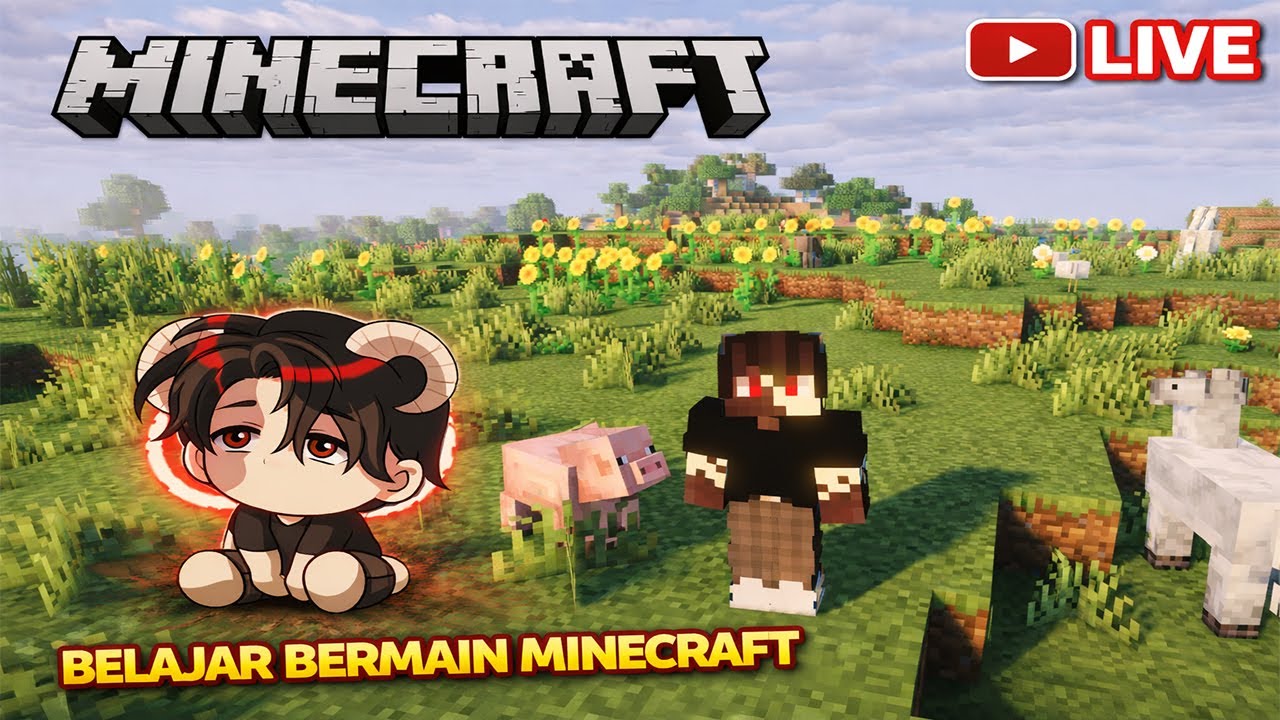 LANJUT BELAJAR MINECRAFT SURVIVAL..!!