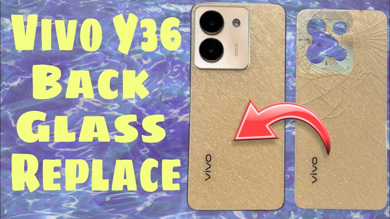 Vivo Y36 back glass replacement | Vivo back glass change | Vivo back glass replacement