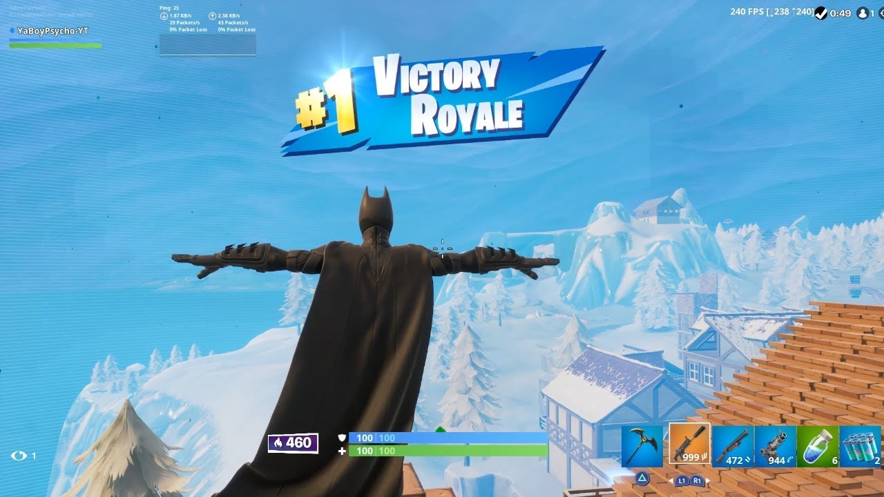 *НОВЫЙ* ИГРОВОЙ ПРОЦЕСС ОБЛИКА «БЭТМЕН» (ЭКРАНИЗ «ТЁМНЫЙ РЫЦАРЬ») | Fortnite СЕЗОН 10