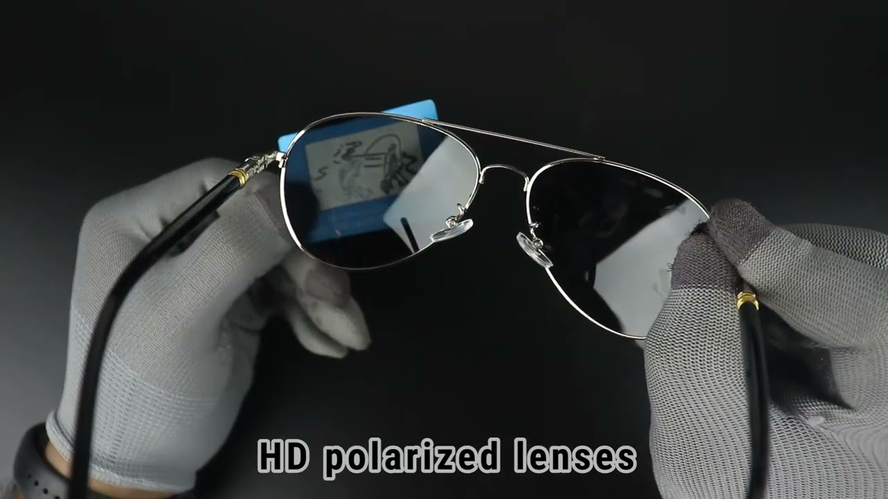 Enhance Your Vision: Austinn Silver Aviator Polarized Sunglasses || Lunettes Bangladesh