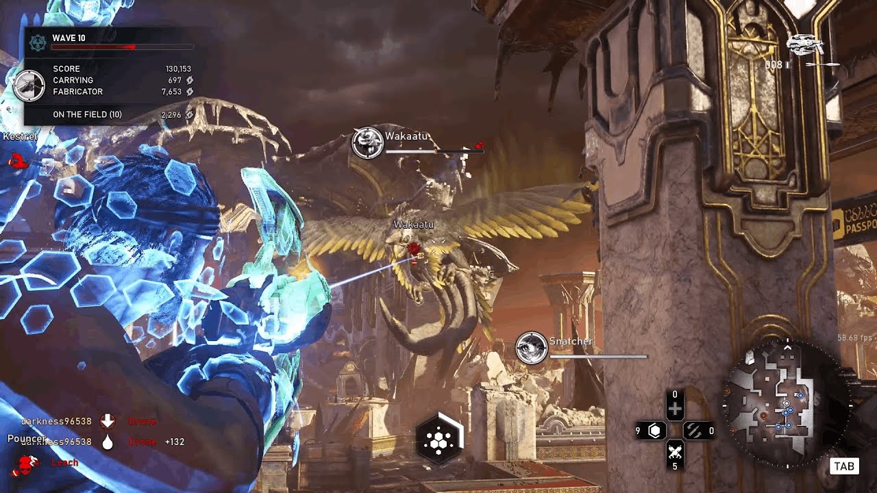 Gears 5 - Boss Rush on Vasgar as Gunner