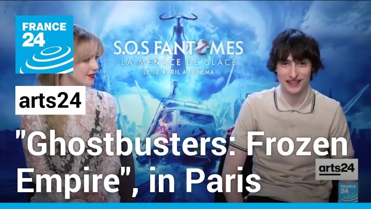 Chilling with the new Ghostbusters in Paris for 'Frozen Empire' • FRANCE 24 English