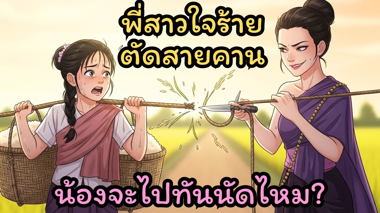 น้องสาวสู้ชีวิต! พี่สาวใจร้ายแอบตัดสายคานหวังขัดขวางรัก แต่ฟ้ากลับเป็นใจ