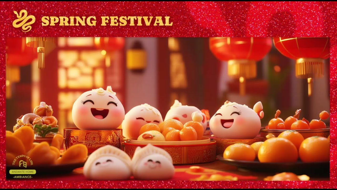 Lunar New Year Ambience |  Chinese New Year & Spring Festival Celebration Music