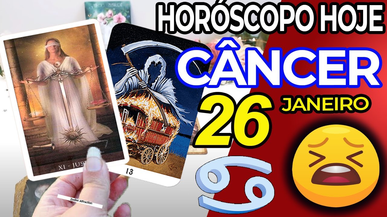 ESTÁ A CHEGAR UM PROBLEMA❌ Câncer ♋ 26 Janeiro 2026 | Horoscopo do dia de hoje ♋ Tarot Câncer