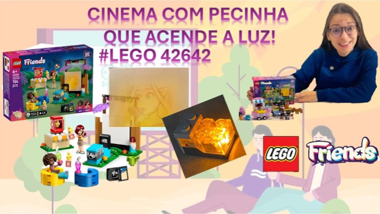 🎬 00020: LEGO Friends – Noite de Cinema da Amizade (42642)🍿🎥💖