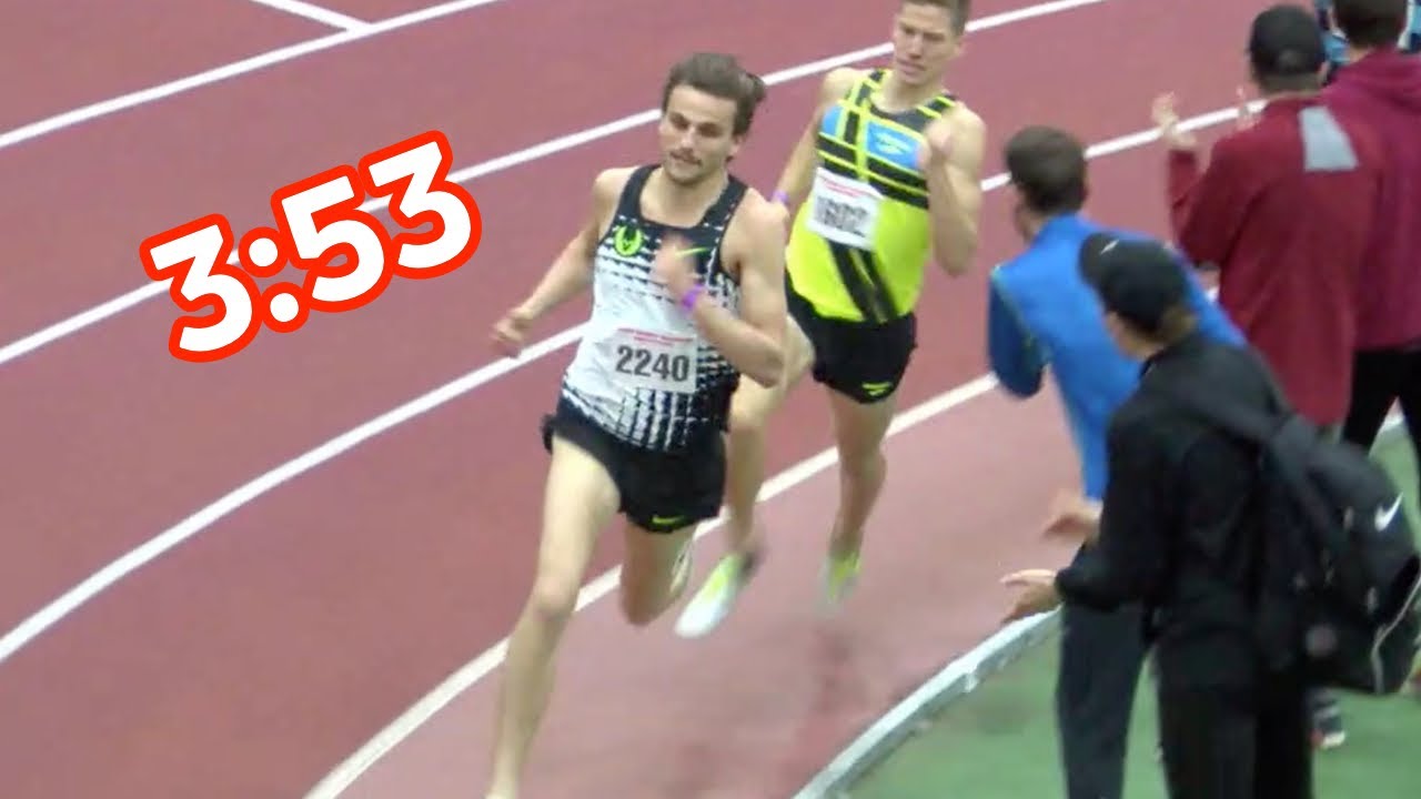 Craig Engels Breakthrough Mile Race