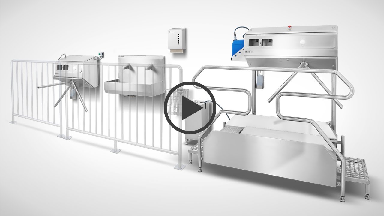 Personal-Hygieneschleuse mit Materialschleuse | MOHN GmbH