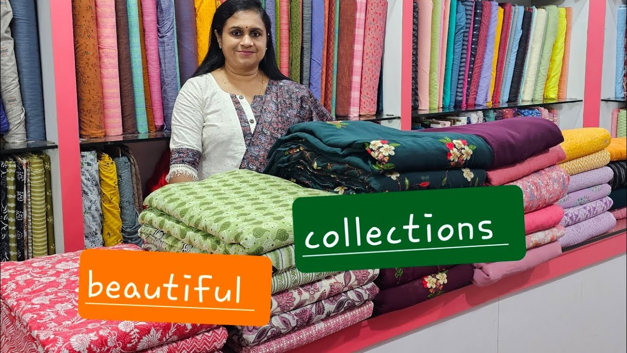 Cotton 3piece set as running fabric 🌹Embroidery georgette🌹Ikat 🌹Cotton -Linen 🌹No-431🌹