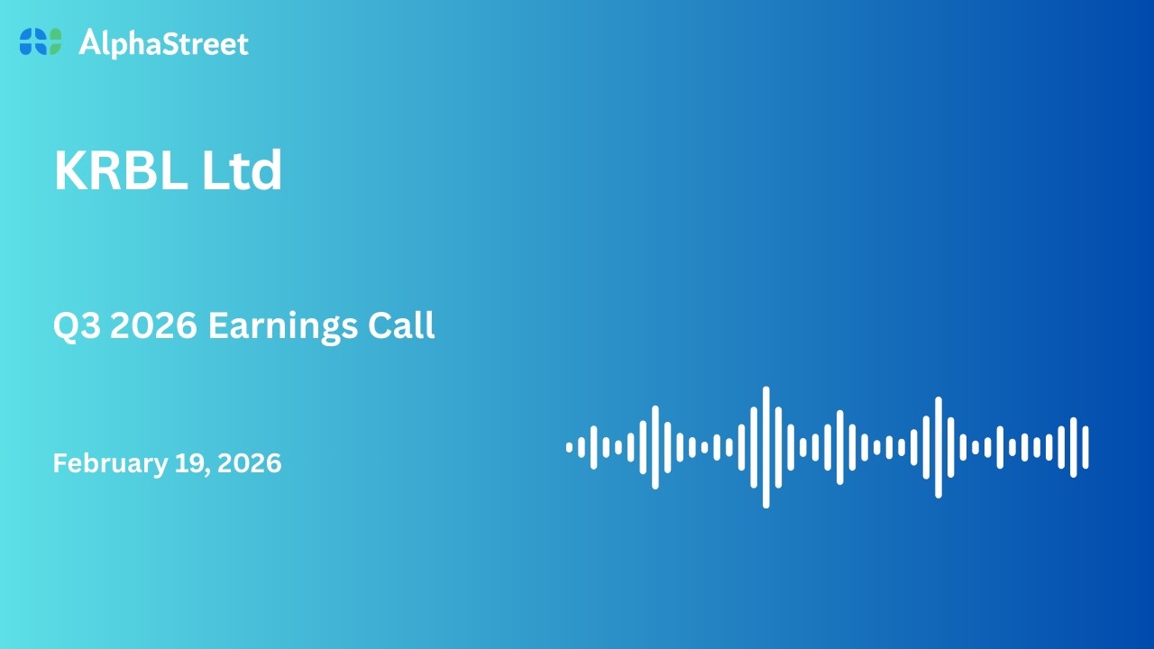 KRBL Ltd Q3 FY2025-26 Earnings Conference Call