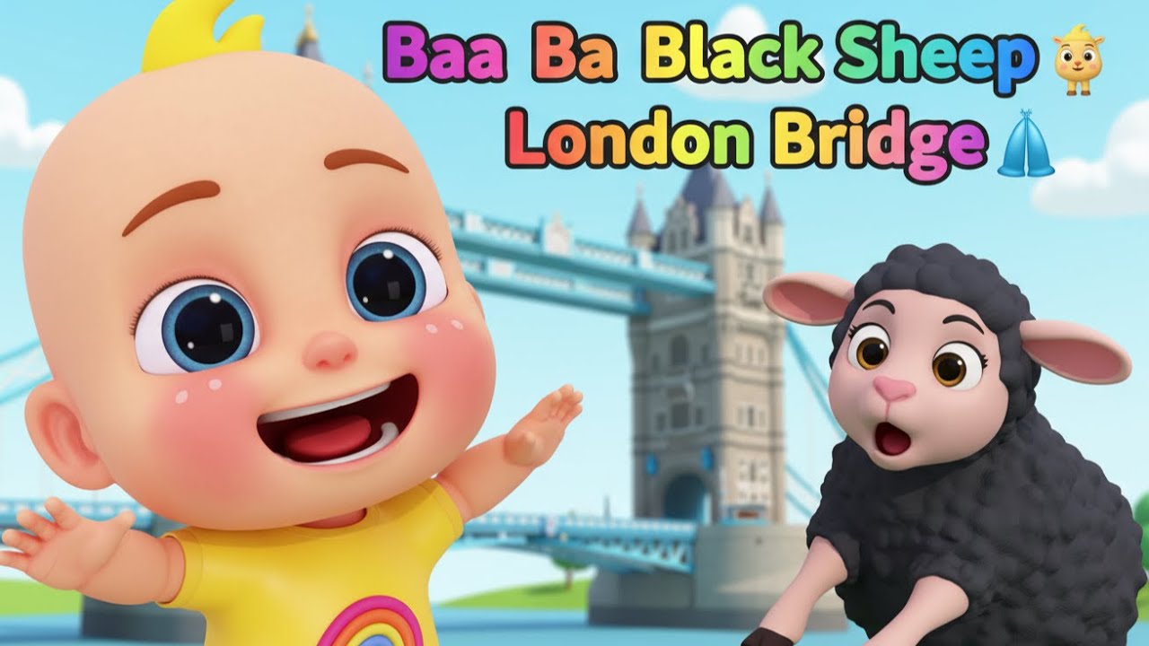 Baa Baa Black Sheep 🐑 London Bridge 🌉 | Fun Baby Songs | Nursery Rhymes