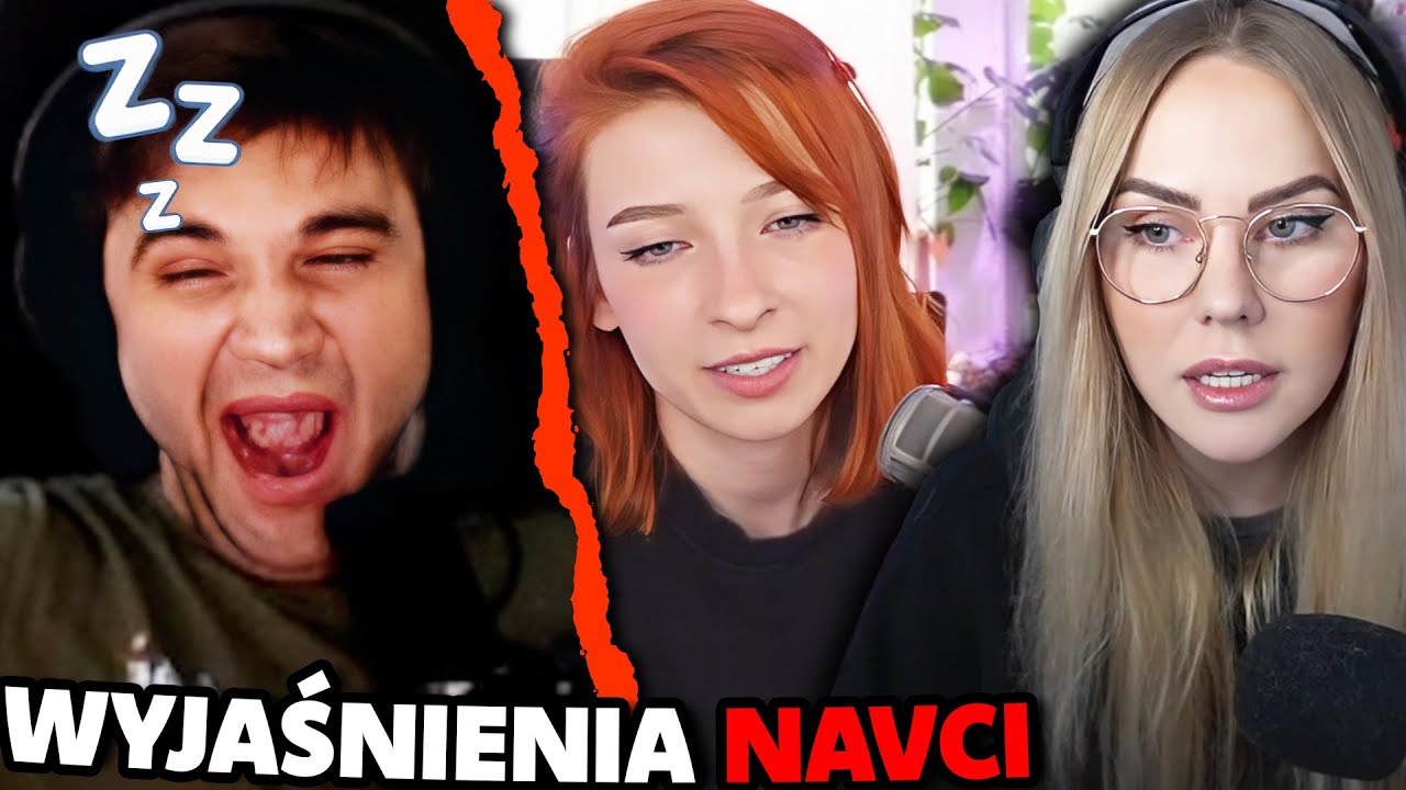 Bartek ogląda wyjaśnienia Navci dotyczące dramy z Nieuczesaną
