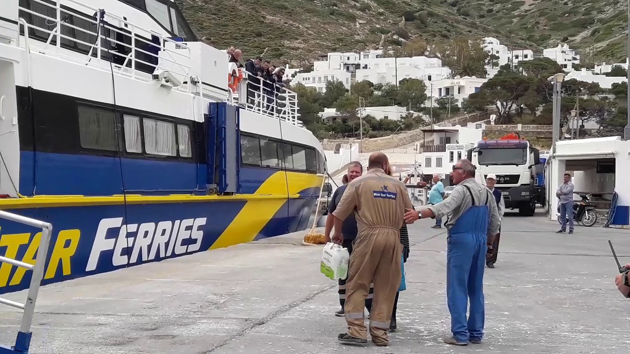 ΠΡΩΤΗ ΑΦΙΞΗ ΣΤΗΝ ΣΙΦΝΟ ΤΟΥ SUPER CAT THΣ GOLDEN STAR FERRIES