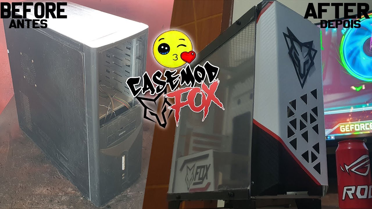 casemod FOX completo MODDING PC CASE МОДДИНГ ПК