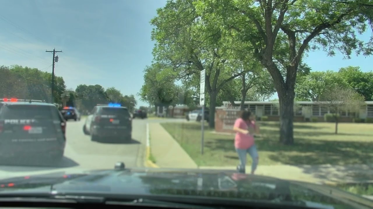 Uvalde School Shooting: Dashcam video of officer arriving at Robb Elementary