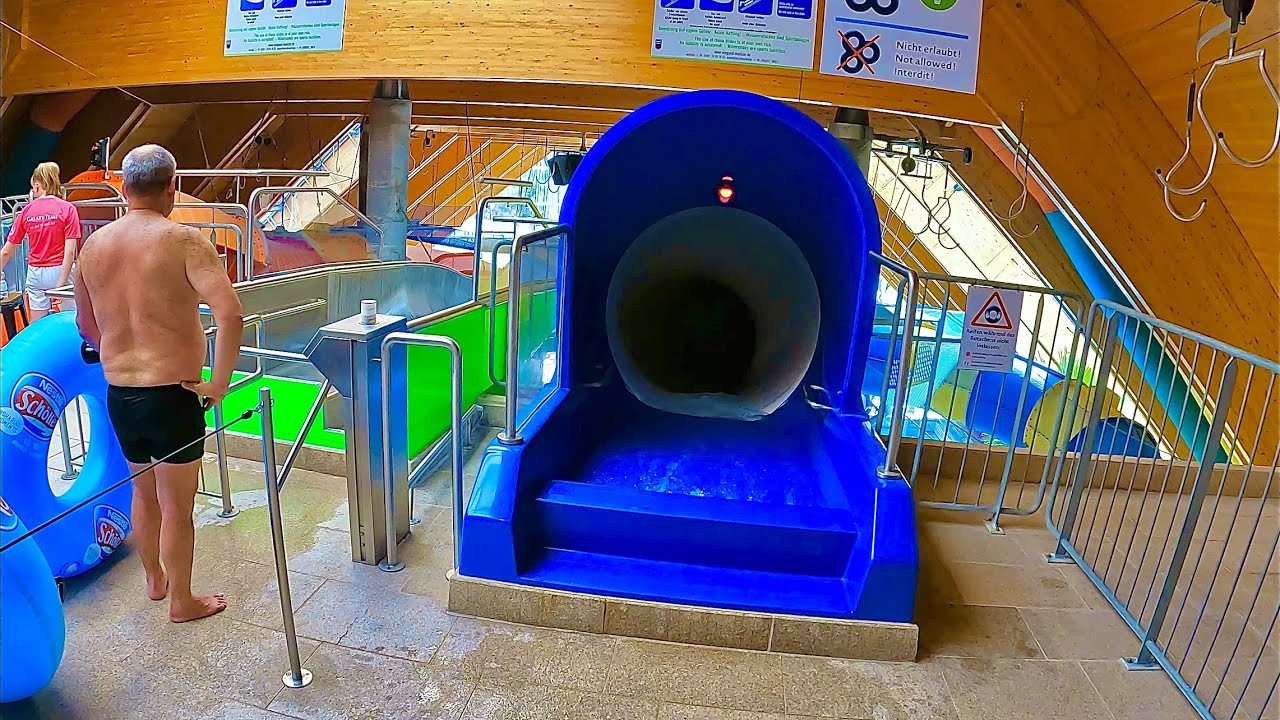 The Galaxy Flash Water Slide at Badeparadies Schwarzwald