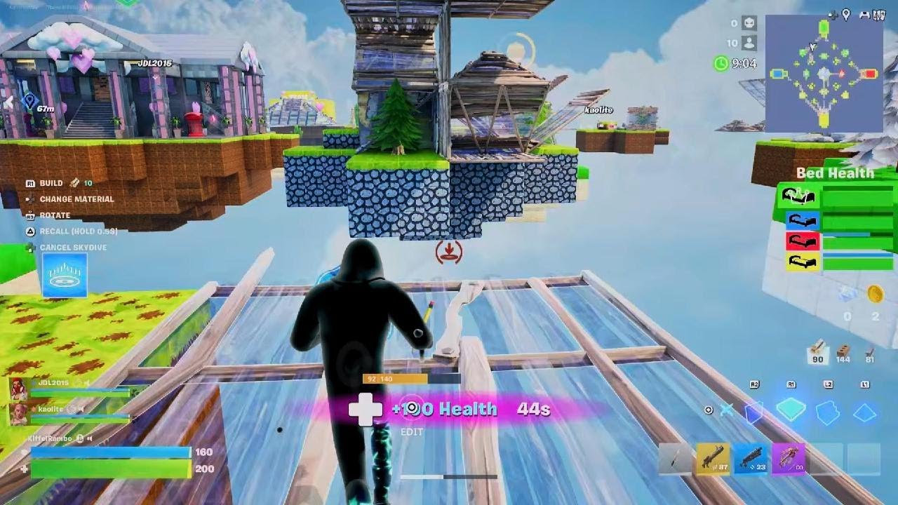 Fortnite Lucky Block Bedwars Win... AGAIN!