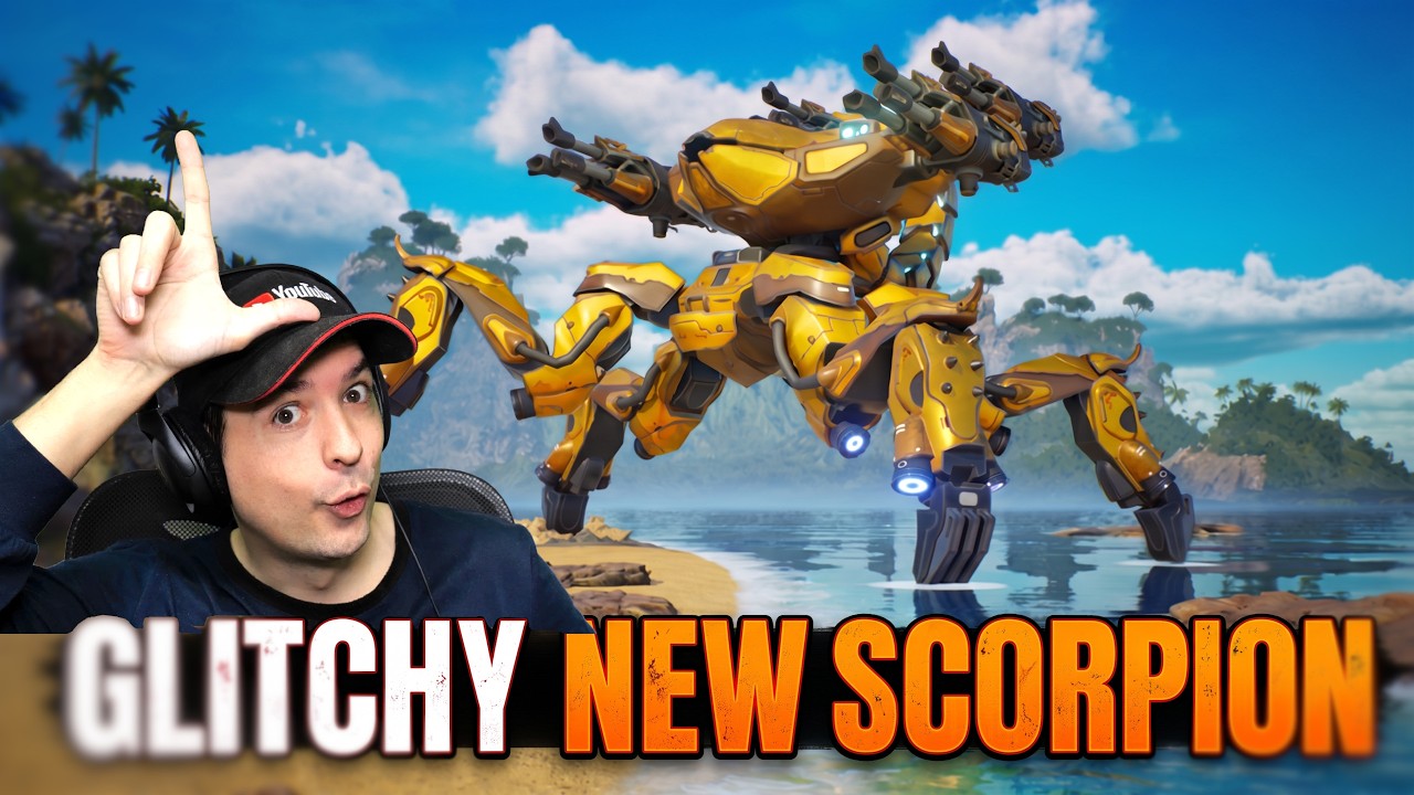 Новый Scorpion FANG в War Robots работает неправильно