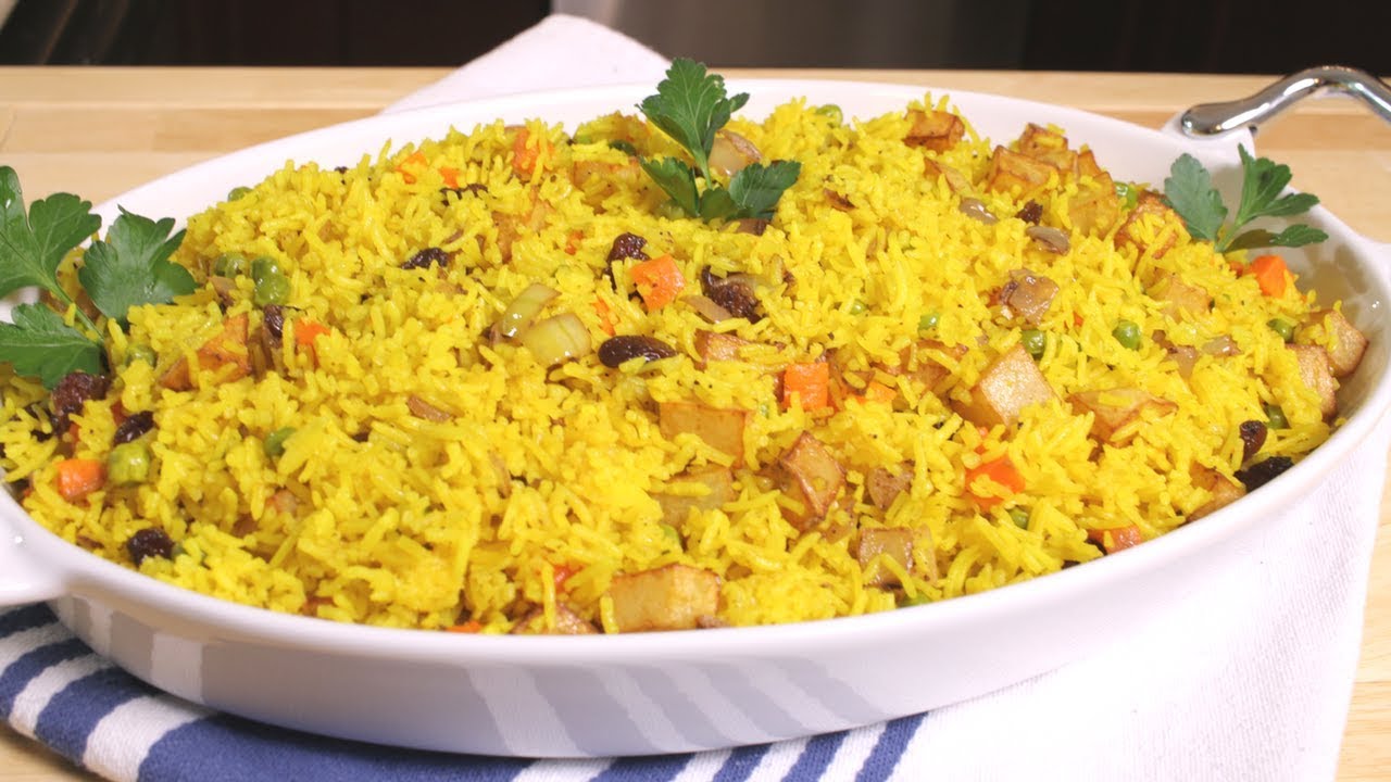 How to make Vegetarian Assyrian Biryani (Assyrian Food)