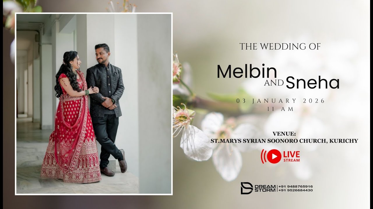 Wedding Live | Melbin & Sneha | Part 2