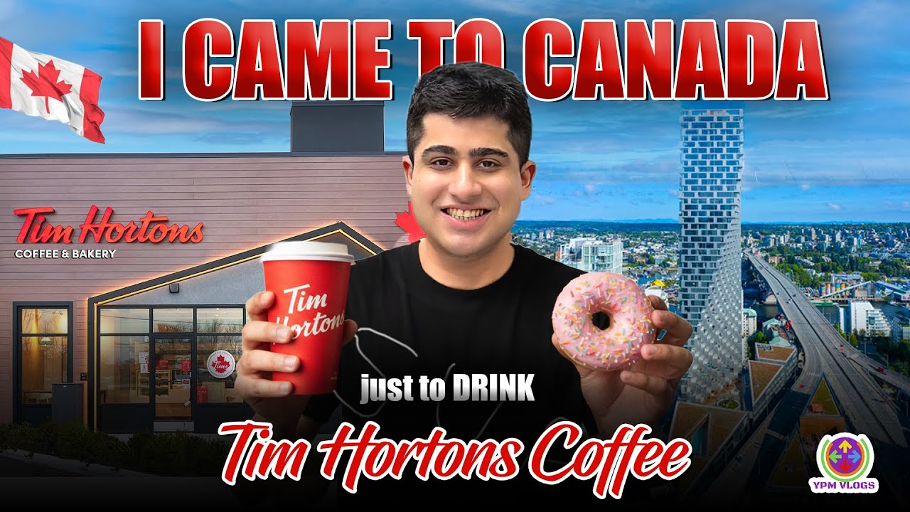 DELHI SE VANCOUVER sirf TIM HORTONS KE LIYE - ₹1 LAKH ki COFFEE ✈️😍☕️