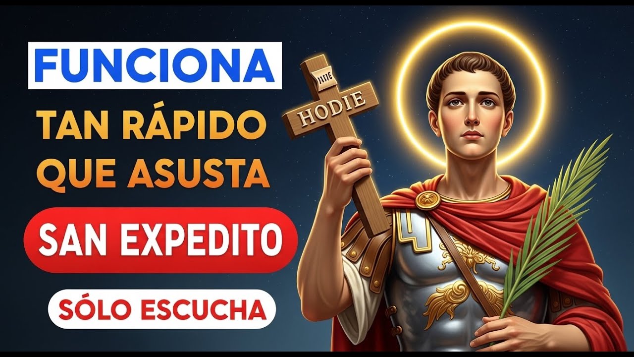 ESTA ORACIÓN TRAE CURACIÓN FÍSICA Y ESPIRITUAL POR LAS MANOS DE SAN EXPEDITO