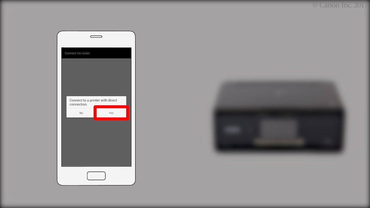 Łączenie ze smartfonem za pomocą bezpośredniego połączenia (Android) (TS8100 series)