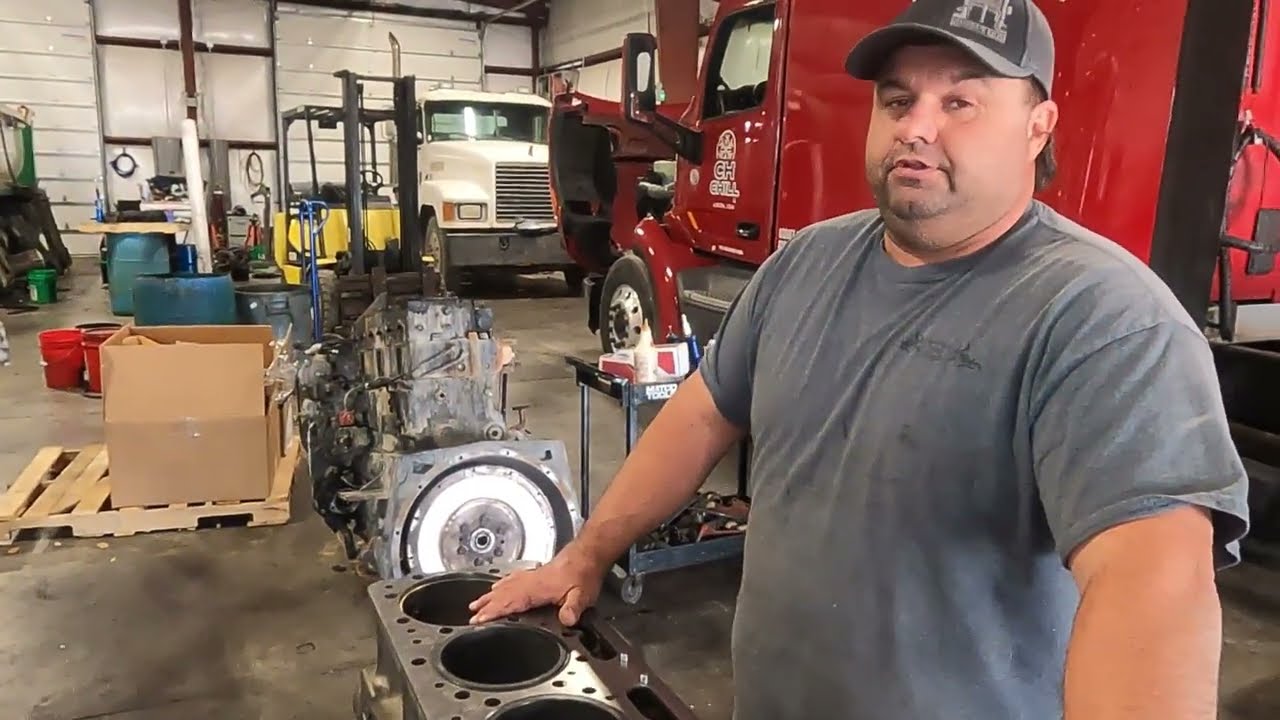 Установка гильзы цилиндра Cummins N14