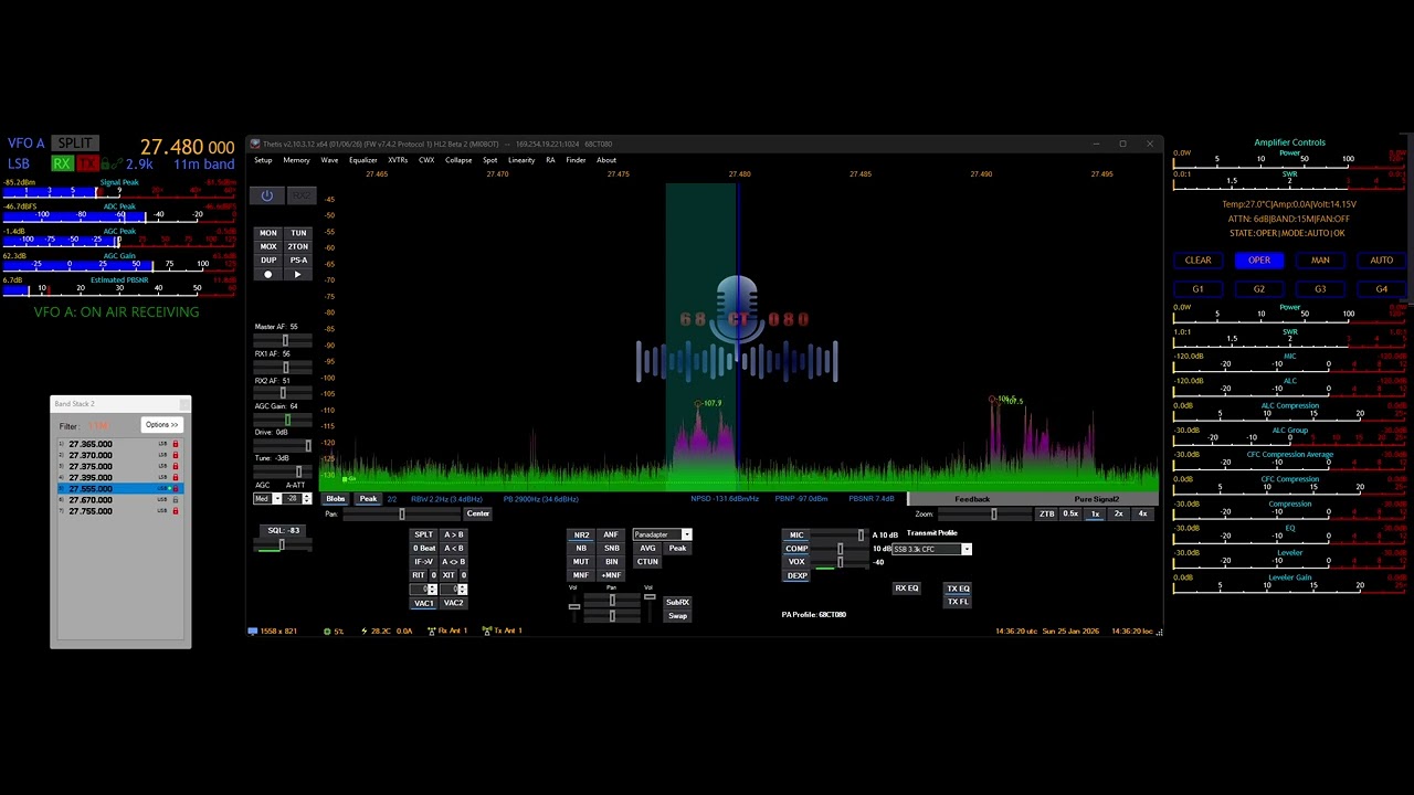 CB RADIO QSO NORTHERN IRELAND TO USA 5 WATTS