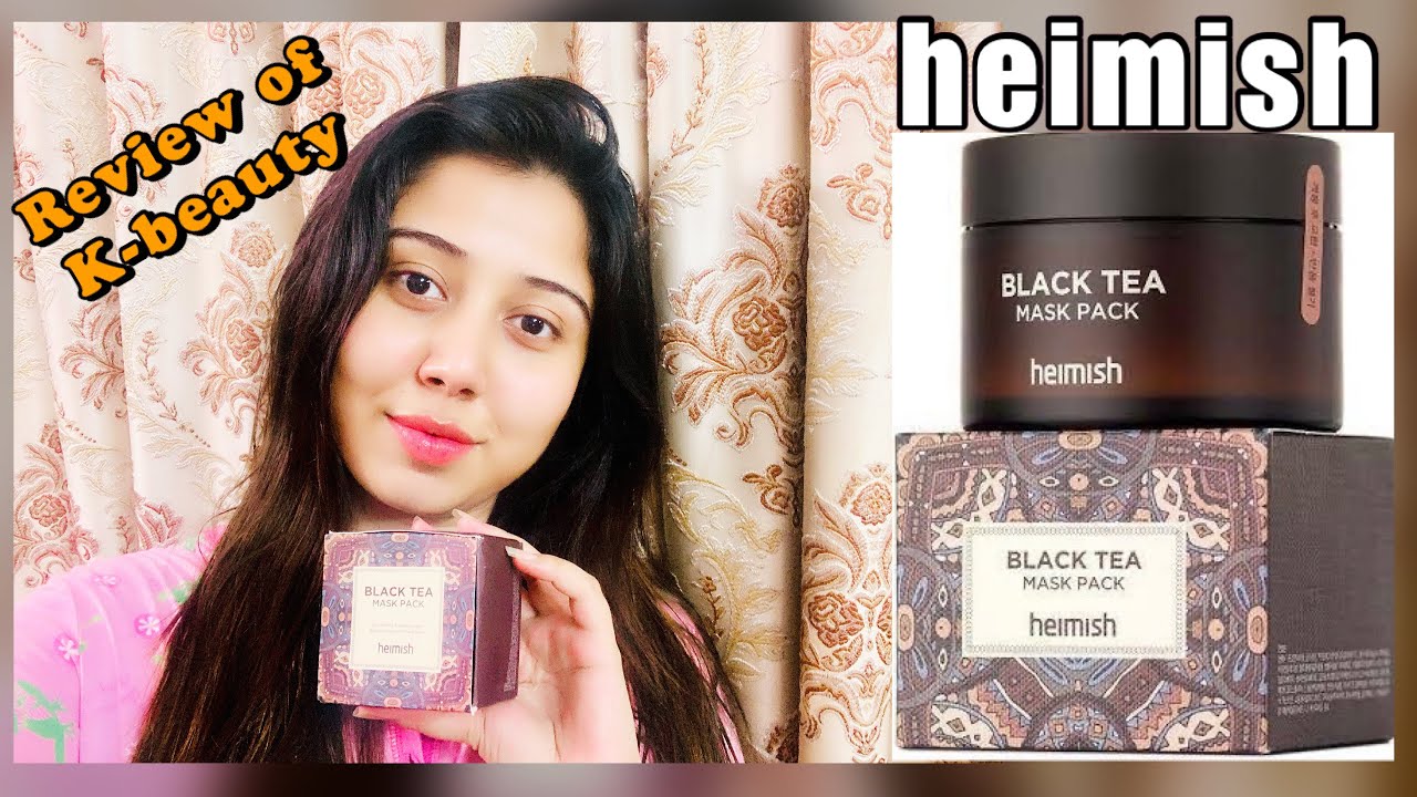 HEIMISH BLACK TEA MASK REVIEW| KOREAN PRODUCT REVIEW