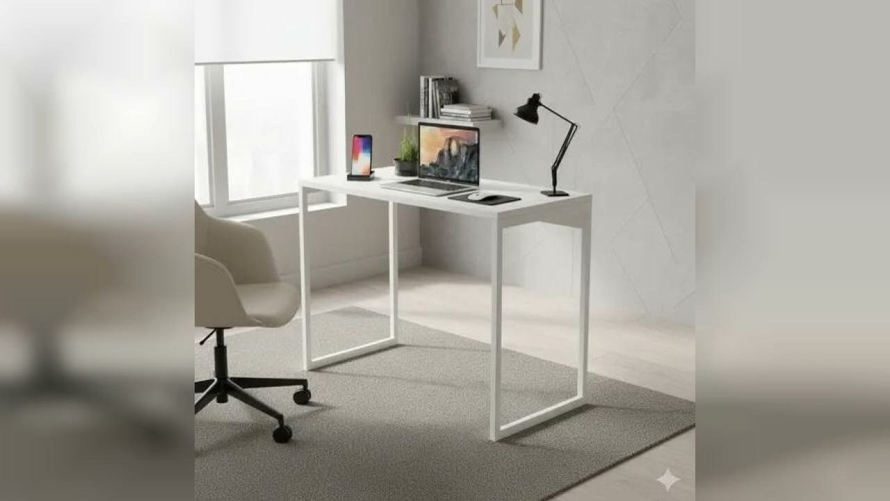 Review: Escrivaninha Moffer Industrial Aço Envernizado 72 X 74 X 38 Cm Cor Branco