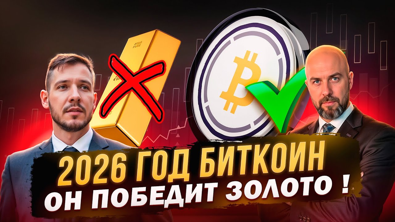 2026 - БУДЕТ ГОД БИТКОИН - ОН ПОБЕДИТ ЗОЛОТО !