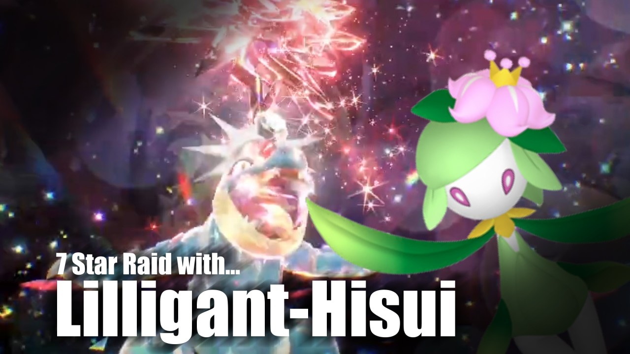 Lilligant-Hisui VS 7* Mightiest Mark Feraligatr Raid | Offline Solo