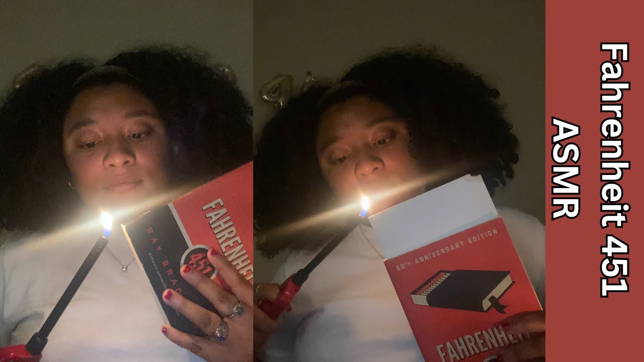 Reading Fahrenheit 451 ASMR; whispering, lo-fi, mouth sounds