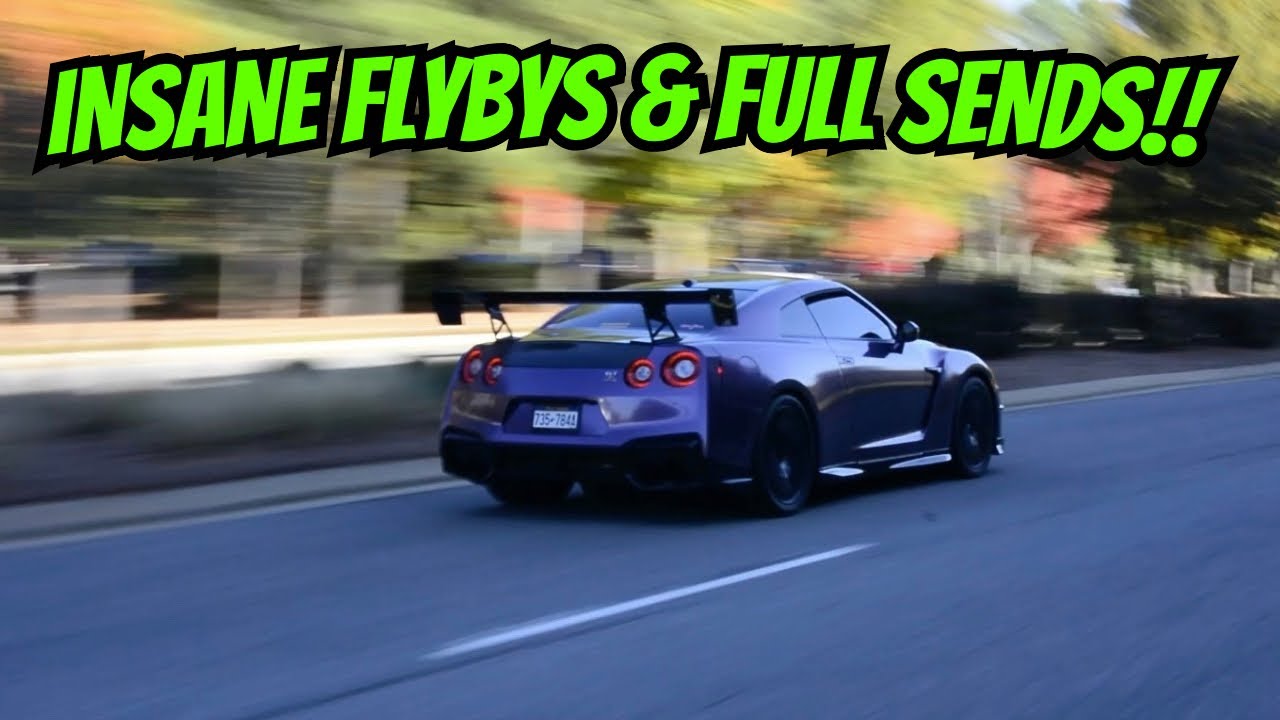 Morrisville Cars & Coffee INSANE Flybys, Full sends & Cops!!