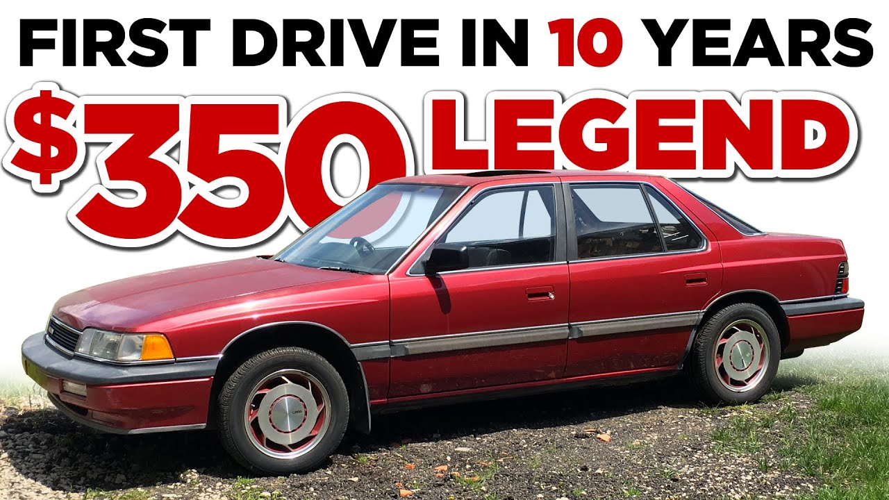 1988 Acura Legend Road Test - First drive after sitting 10 years!  KA4 Sedan L