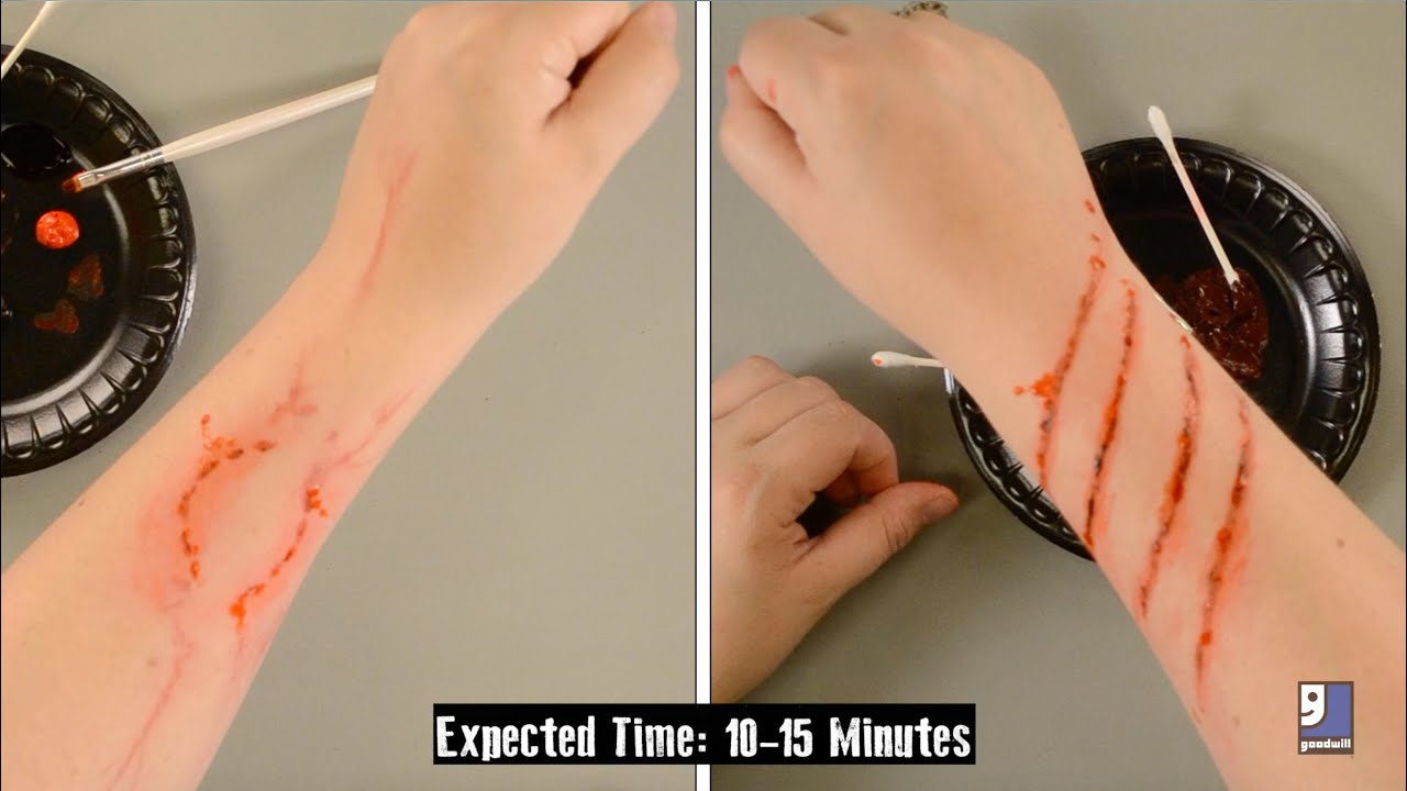 DIY Zombie Bites & Scratches Tutorial