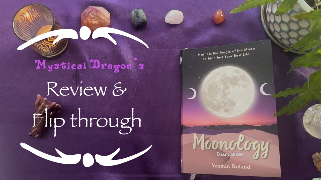 Дневник Moonology 2026 от Ясмин Боланд, пролистайте #flipthrough